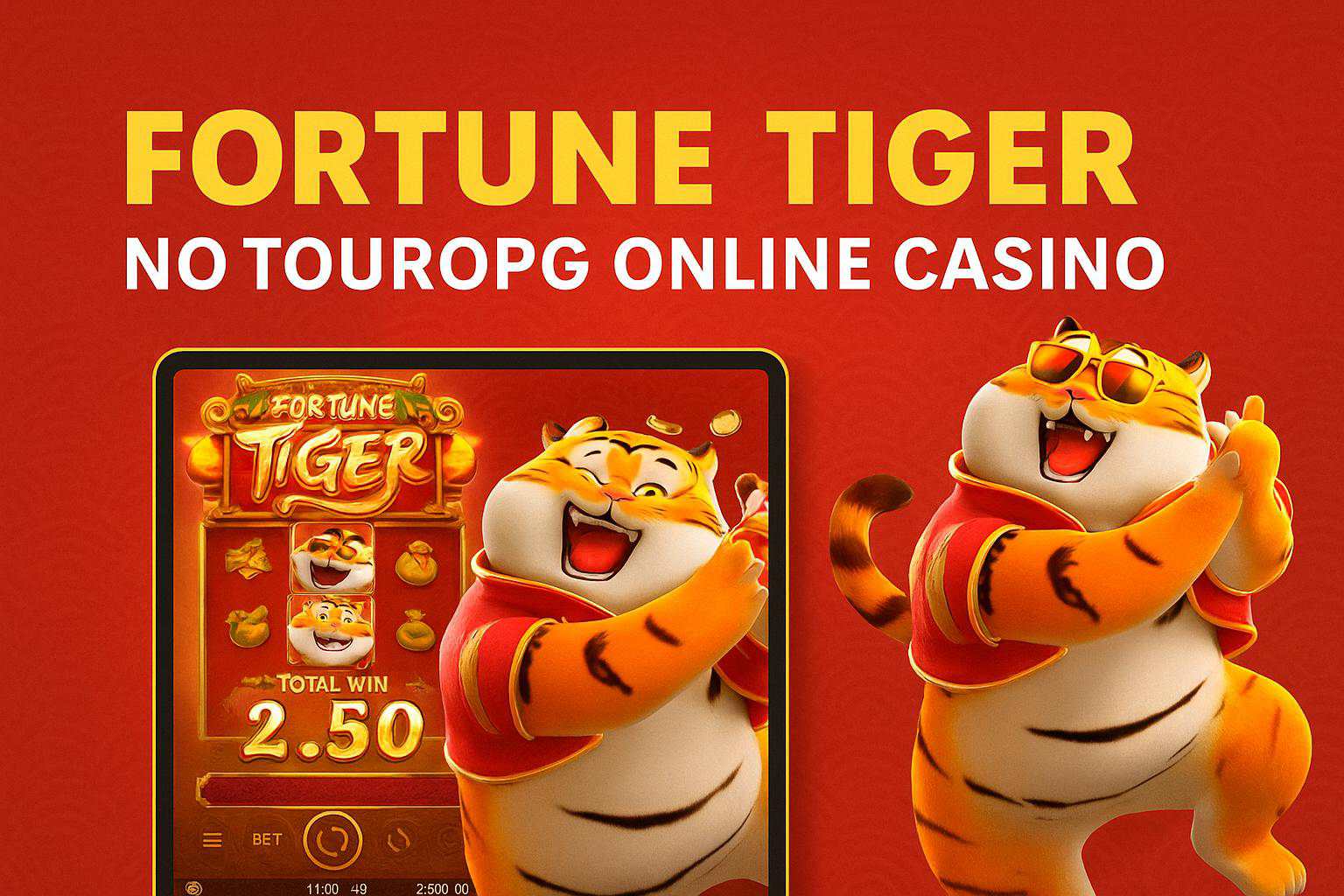 Fortune Tiger é um jogo imperdível no TOUROPG Casino